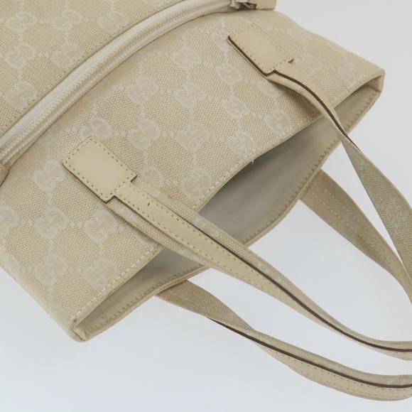 GUCCI GG Canvas Hand Bag Cream 002 1079 001998 Auth 59559 - Picture 6 of 16